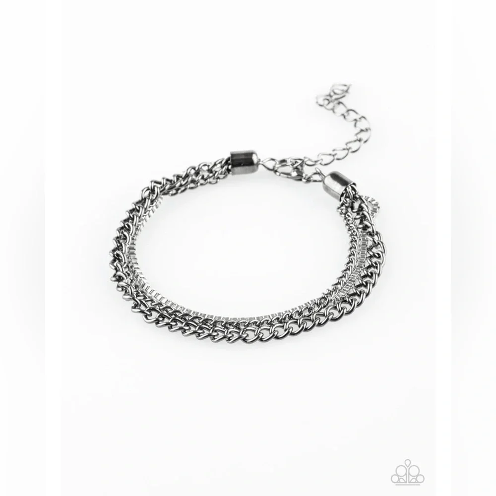 Clasp Bracelet - Industrial Icon - Black - Picture 1 of 2